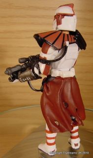 Star Wars Clone Trooper Red Arc Captain Figure New