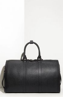 Burberry Calfskin Leather Duffel Bag