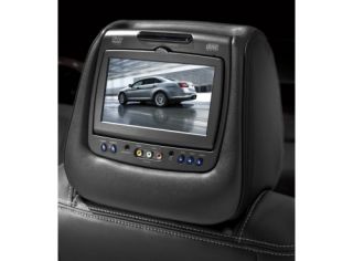 New in Headrest DVD Entertainment System Cloth Lt Stone Fusion 2011