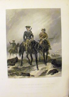 Colonel George Washington Mission to Ohio 1853 Hand Colored Engraving