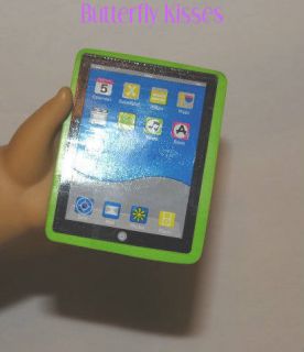 Green Touch Pad Tablet Computer Eraser Doll Clothes Accessory Fit
