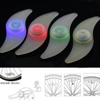 2X Colors Bike Bicycle Cycling Wheel Spoke Tire Wire Tyre Bright LED