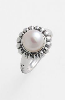 Lagos Luna Pearl Fluted Ring