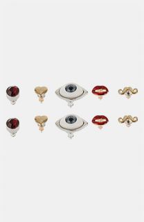 Topshop Face Charm Assorted Earrings
