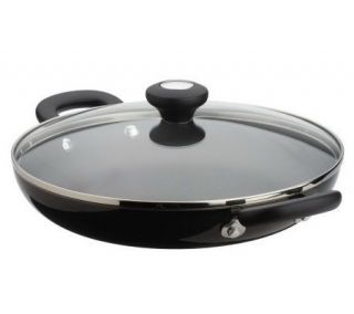 CooksEssentials Porcelain Enamel 11 Covered Everyday Pan —