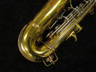 Vintage Lindell Alto Saxophone Made in Italy, Serial Number 12804 W