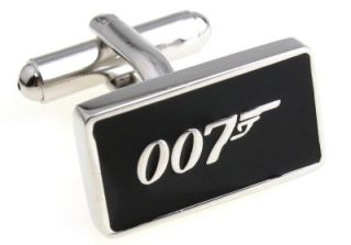 Mens Shirt Super Hero James Bond 007 Novelty Cufflinks