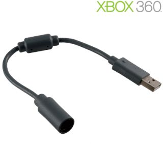 Microsoft XBOX 360 USB CONTROLLER BREAKAWAY CABLE Dongle Wired Break
