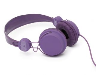Coloud Colors Purple DJ Style iPod &  Headphones with Mic C22M Auth