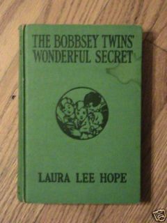 1931 The Bobbsey Twins Wonderful Secret Laura Lee Hope