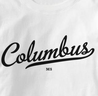 Columbus Mississippi MS METRO Souvenir T Shirt XL