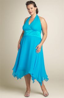 Donna Ricco Halter Dress (Plus)