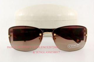 Brand New Coach Sunglasses S350 Octavia Brushed Bronze