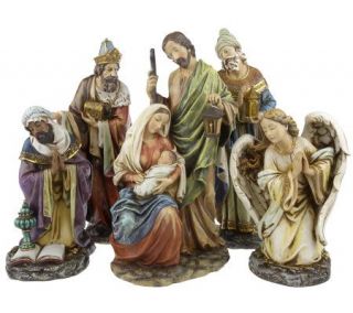 16 5 Piece Figurine Nativity Set By Roman —