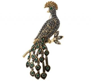 Nolan Millers Two tone Prideful Peacock Pin —