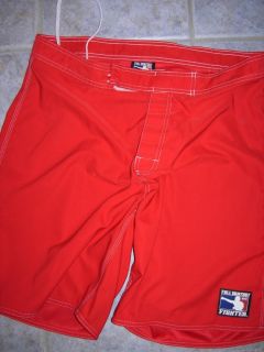  Full Contact Fighter Shorts Red XL MMA