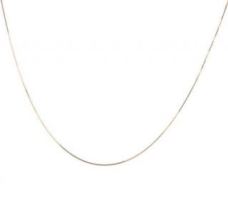 18 Box Chain Necklace 14K Gold, 1.0g —