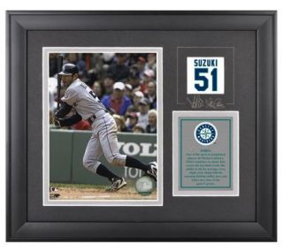 MLB Ichiro Suzuki Seattle Mariners 6 x 8 FramedPhoto   F191529