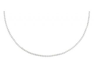 UltraFine Silver 20 Diamond Cut Bead Chain, 6.2g —
