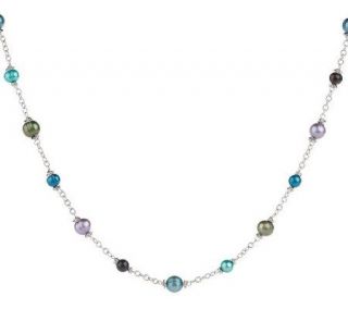 Honora Cultured FreshwaterPearl Color Crush 18 Sterling Necklace