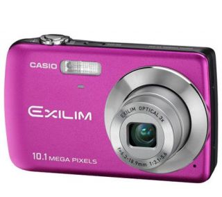 Casio Pink 10.1MP Slim Camera with 3X Optical Zoom, 2.5 LCD