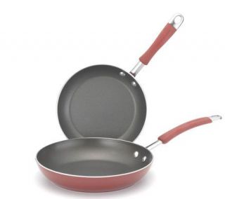 KitchenAid Porcelain Nonstick 9 & 11 1/2 Skillets   Red —