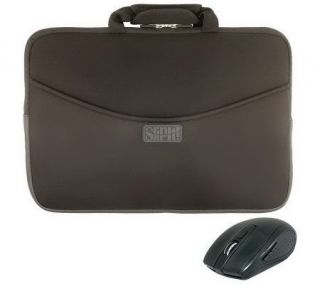 SlipIt Pro 15 Laptop Case & ClickIt Classic Wireless Mouse