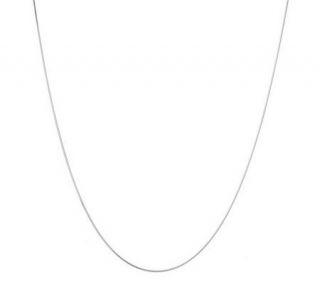 18 Eight sided Snake Chain Necklace 14K Gold, 1.3g —