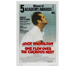 27 x 40 One Flew Over the Cuckoos Nest MoviePoster   1975
