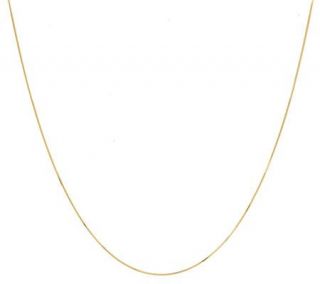 VicenzaGold 20 Solid Snake Chain Necklace 14K Gold, 1.4g —
