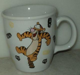  Hunny Yucky Bouncy Black Yellow Springs Coffee Cup Tiger White