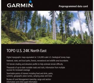 Garmin GPS for TOPO U.S. 24K Northeast MicroSDCard —