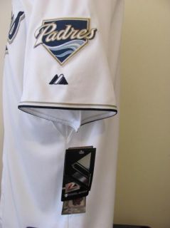  Padres Official On Field Cool Base Game jersey Sz 48 Majestic New