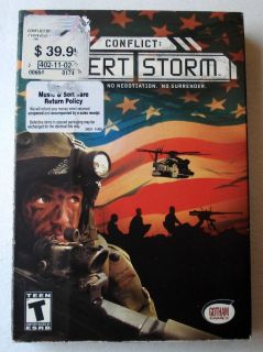  Conflict Desert Storm PC Computer Video Game CD ROM Software