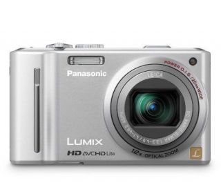 Panasonic Lumix DMC ZS7S 12MP Digital Camera w/GPS   Silver — 