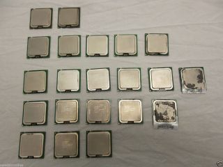 21 Lot Intel Pentium 4 Desktop CPU Processors Speed 2 66GHz to 3 40GHz