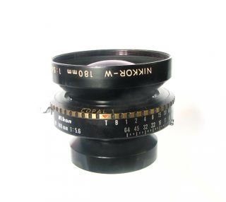 Nikon Nikkor w 180mm 1 5 6 Lens in Copal 1 Shutter