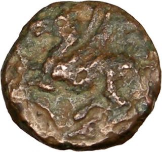 400BC Corinth Pegasus Trident Ancient Greek Coin Nice