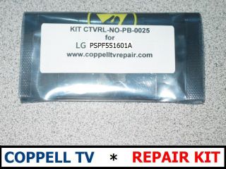REPAIR KIT FOR POWER BOARD PSPF551601A   PLEASE READ LISTING