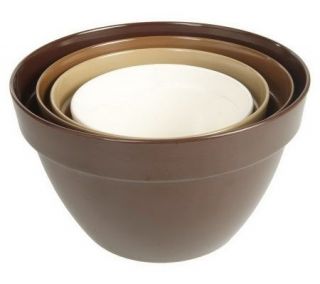Isaac Mizrahi Live Set of 4 Nesting Melamine Bowls —
