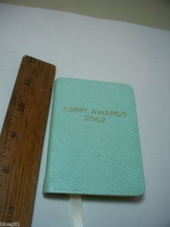 2002 Emmy Award Booklet Map Souvenir Diary Joshua Tree