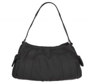 Makowsky Glove Leather Hobo Bag with Side Flap Pockets —