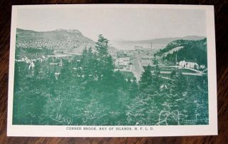 Corner Brook Bay of Islands Newfoundland Can Postcard