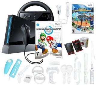Nintendo Wii Mario Kart Bundle with Games, Controllers, & More