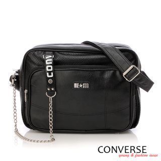 BN Converse Unisex Shoulder Messenger School Bag Black