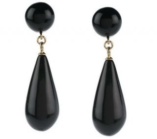 Kenneth Jay Lanes Exclamation Drop Earrings —