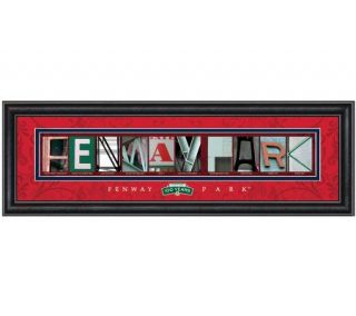 Fenway Park 100 Years Framed 24 x 8 Letter Art Print —