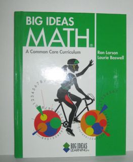 Big Ideas Learning Math A Common Core Curriculum 6th Grade Larson