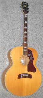 Vintage 1970s Cortez J 200 Jumbo Maple Acoustic Guitar