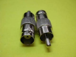 BNC Female to RCA Male Coax Connector Adapters C33